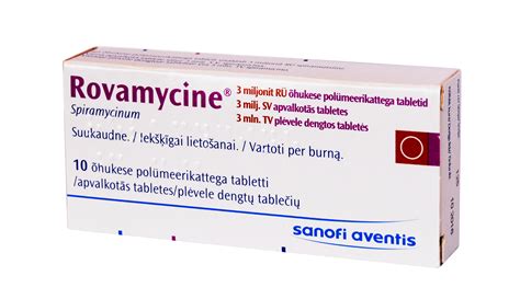 rovamycine 3 miu 10 tablet hamilelikte kullanımı